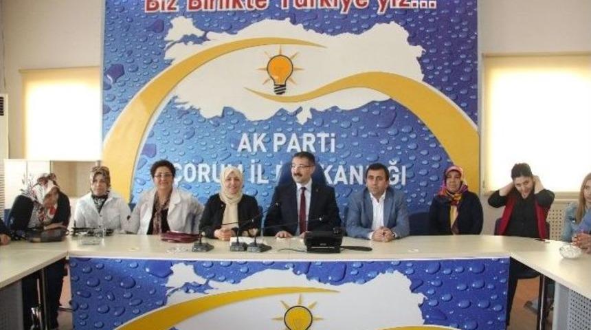Ak Parti Sungurlu Kadın Kollarından Bekiroğlu&rsquo;na Ziyaret