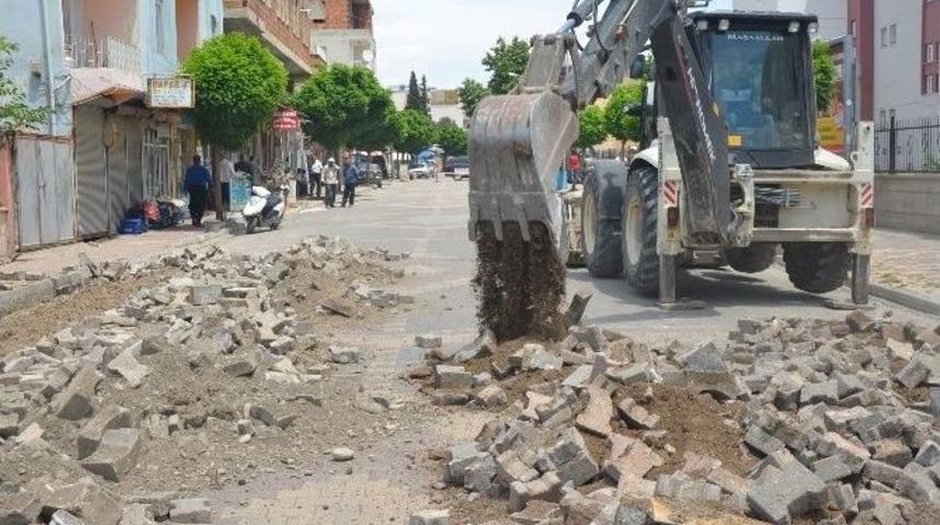 Kahta Belediyesi Beton Asfalt &Ccedil;alışması Başlattı