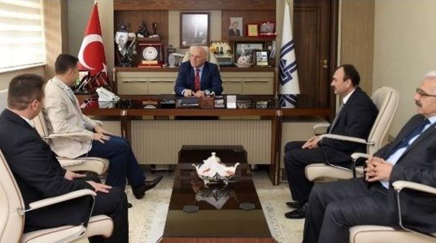 Milli Eğitim M&uuml;d&uuml;rleri Yıldız, &Ccedil;andıroğlu Ve Arslan Sekmen&rsquo;i Ziyaret Etti