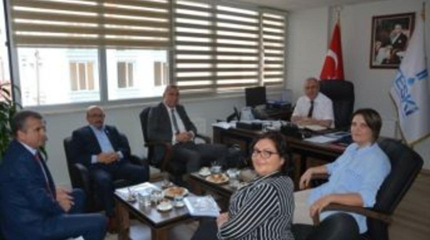 Yeni Atanan Teski Denet&ccedil;ilerinden Genel M&uuml;d&uuml;r Başa&rsquo;ya Ziyaret