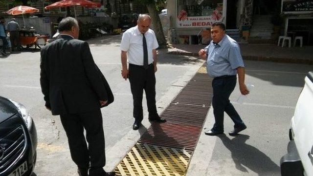 Teski Genel Müdürü Başa, Hayrabolu Yağmur Suyu Çalışmalarını İnceledi