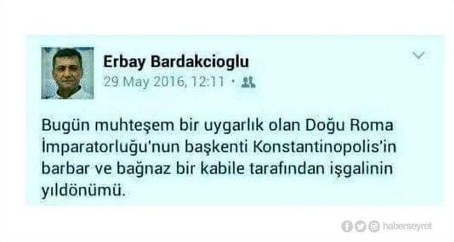İstanbul&rsquo;un Fethini Eleştiren Profes&ouml;r A&ccedil;ığa Alındı 1