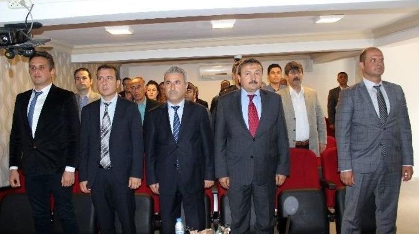 G&uuml;m&uuml;şhane&rsquo;de Zirai Meteoroloji Bilgilendirme Toplantısı Yapıldı