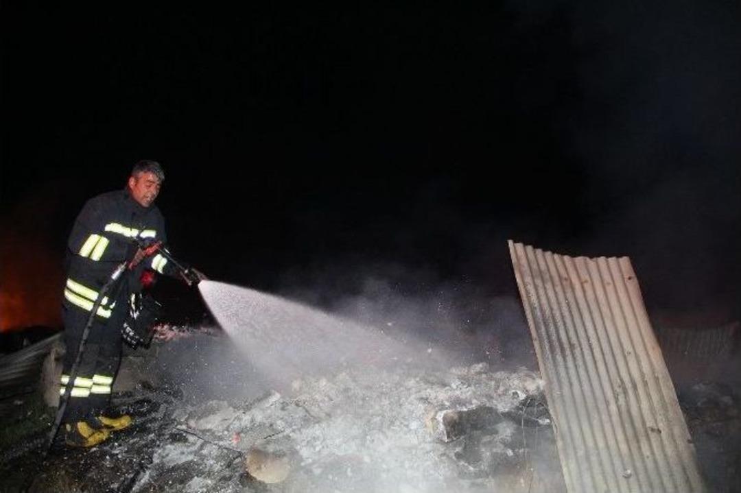 Erzurum&rsquo;da Korkutan Yangın