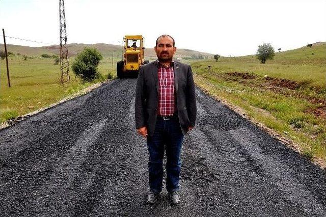 Büyükşehir Arapgir’de Yol Yapım Çalışmaları Devam Ediyor