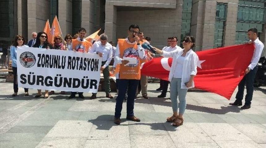 Yargı &Ccedil;alışanlarından Rotasyon Eylemi