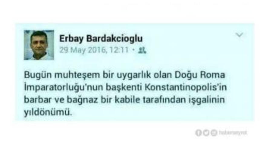 B&uuml;y&uuml;k Tepki &Ccedil;eken Profes&ouml;r &Ouml;z&uuml;r Diledi