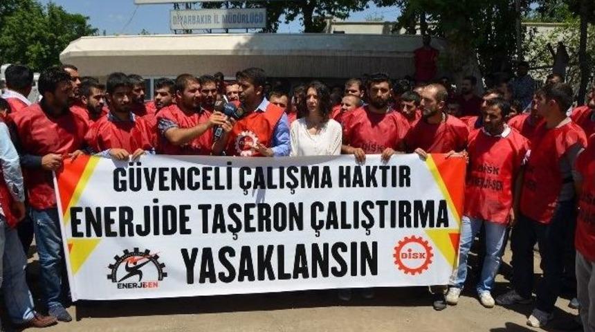 İş&ccedil;i, Taşeronu Kaldırmak İsteyen Şirket Aleyhine Eylem Başlattı