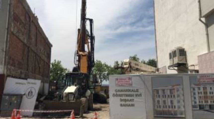 &Ccedil;anakkale &Ouml;ğretmenevi Yapım &Ccedil;alışmaları Başladı