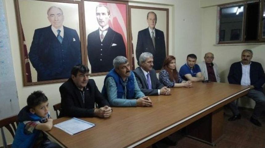 Mhp Bolvadin İl&ccedil;e Teşkilatında Devir Teslim