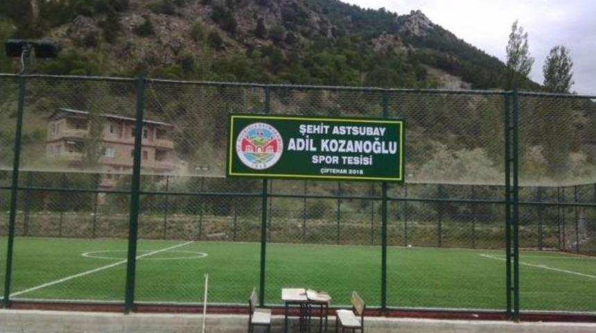 Ulukışla&rsquo;nın K&ouml;ylerinde Yapılan Halı Sahalar Şehitlerin İsmi Verildi