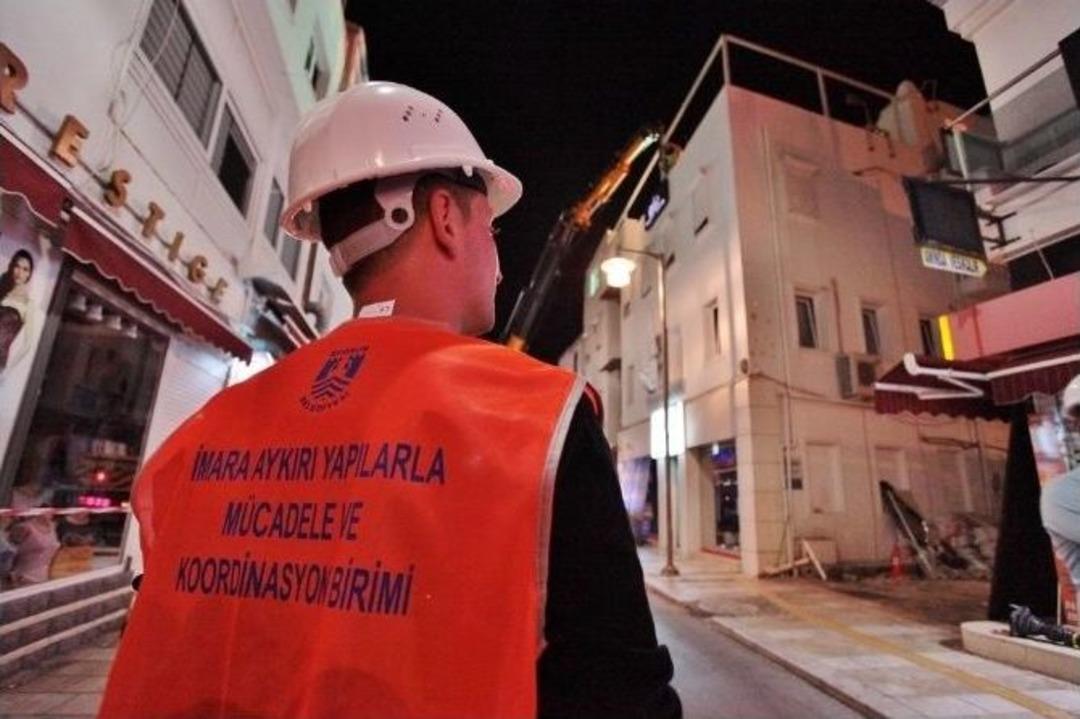 Bodrum&rsquo;da Ka&ccedil;ak Yapılarla M&uuml;cadele Devam Ediyor