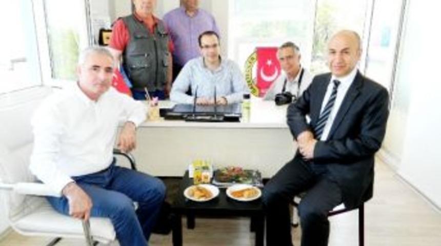Başhekim Kara&rsquo;dan Mudanyalı Gazetecilere Ziyaret