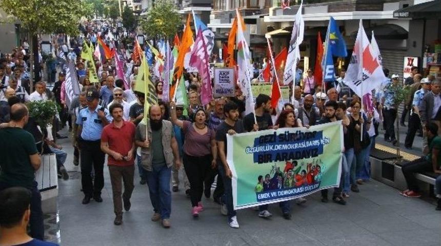 Samsun&rsquo;da Gezi Parkı Y&uuml;r&uuml;y&uuml;ş&uuml;