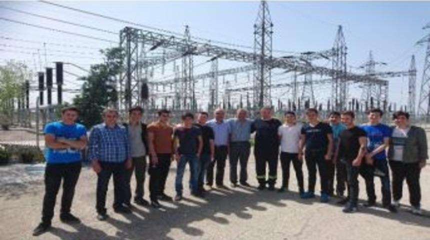 Teknik &Ouml;ğrenciler Trafo Merkezini İnceledi