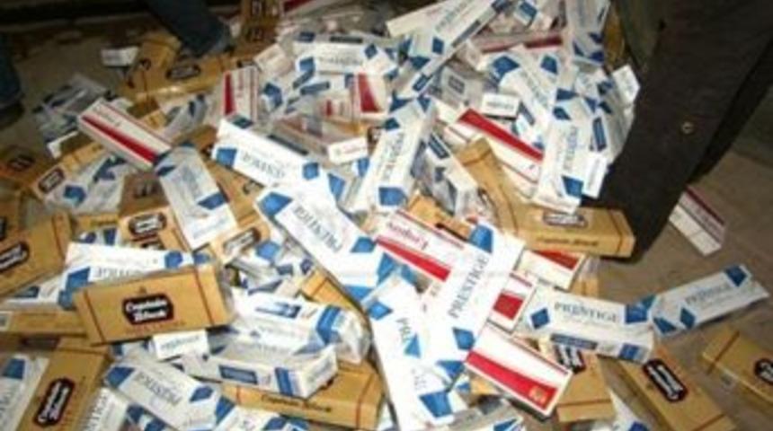 Midyat&rsquo;ta 125 Bin Paket Ka&ccedil;ak Sigara Ele Ge&ccedil;irildi