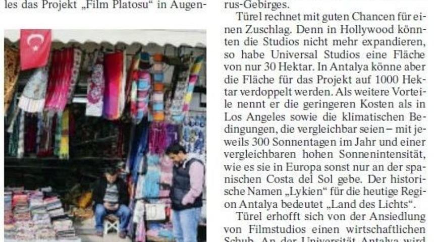 Antalya, Alman Basının Manşetlerinde