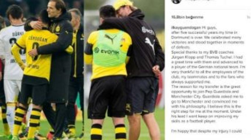 İlkay G&uuml;ndoğan Dortmund&rsquo;a Veda Etti