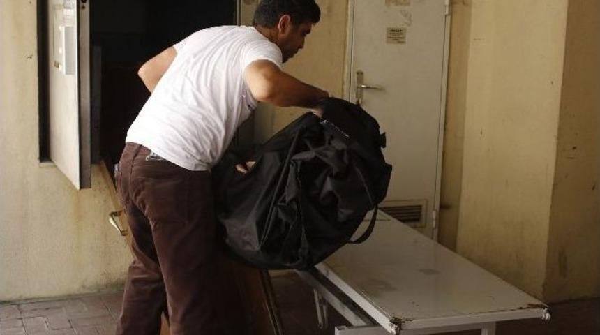 Alanya’da Otel Odasında Çıkan Yangında Ölen Kadının Cenazesi Adli Tıp’a Getirildi