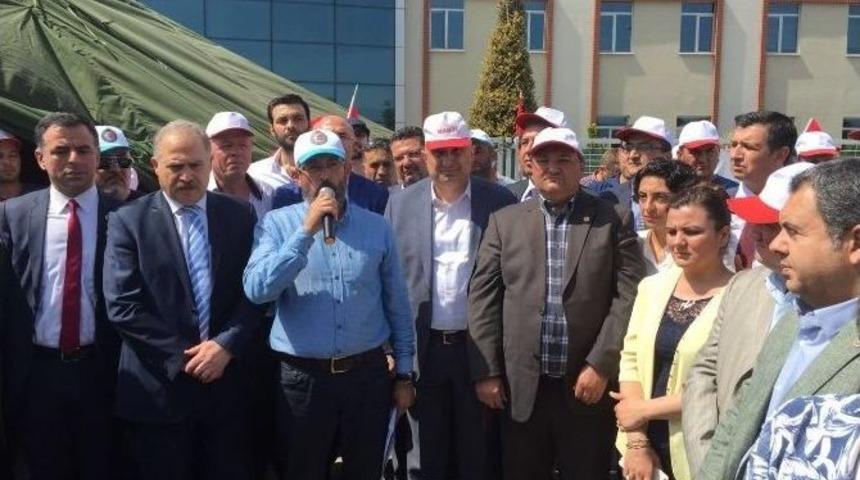 Chp&rsquo;li Vekiller Sakarya&rsquo;daki A&ccedil;lık Grevini Sonlandırdı