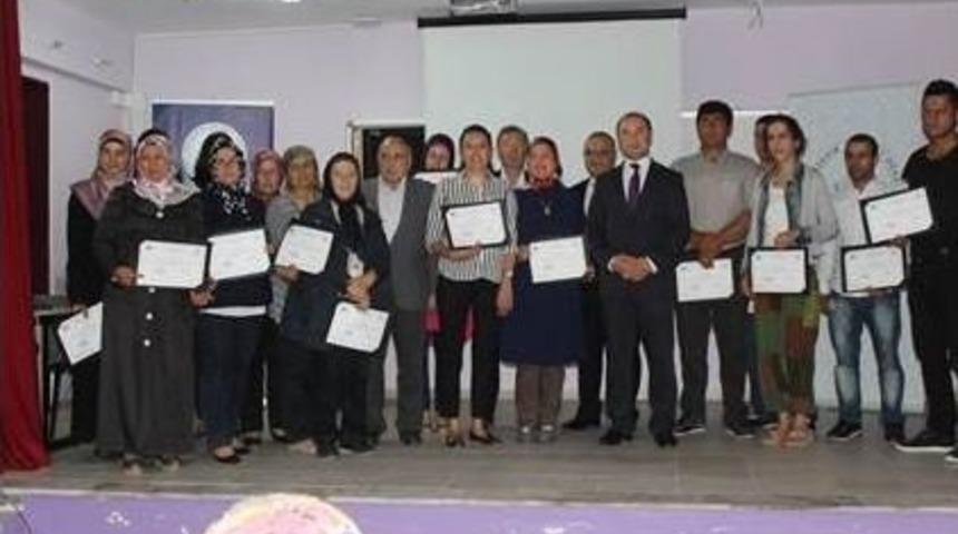 Kosgeb Kursuna Katılan Kursiyerlere Sertifikaları Verildi
