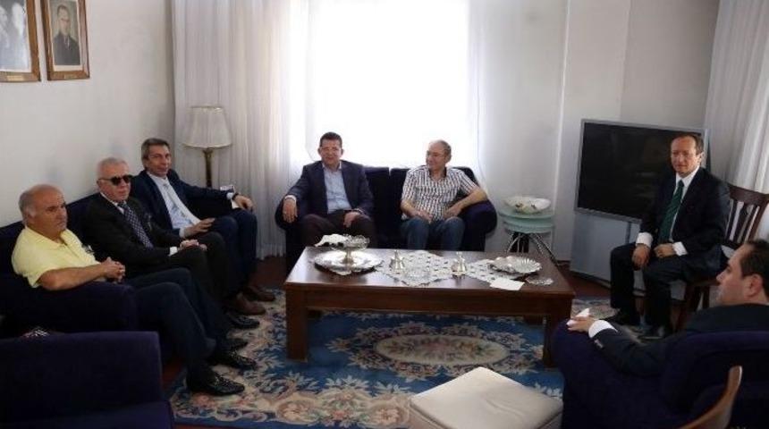 Başkan Subaşıoğlu&rsquo;ndan Ertuğrul &Ouml;zk&ouml;k&rsquo;e Başsağlığı Ziyareti