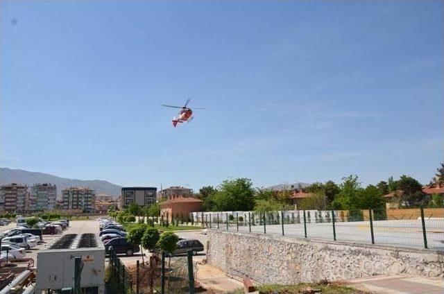 Devlet Hastanesi’nin Helikopter Pisti Faaliyete Geçti