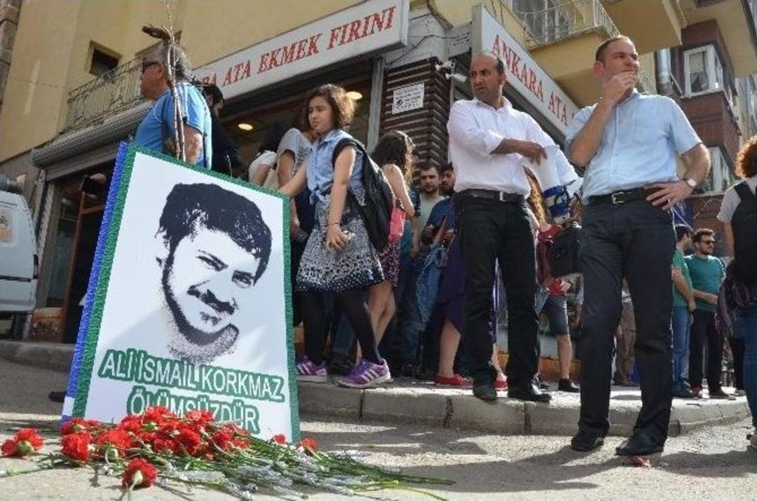 Ali İsmail Korkmaz Saldırıya Uğradığı Fırının &Ouml;n&uuml;nde Anıldı