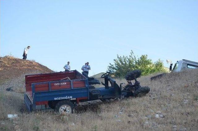 Kahta’da Çapa Motoru Devrildi: 1 Ölü, 1 Yaralı