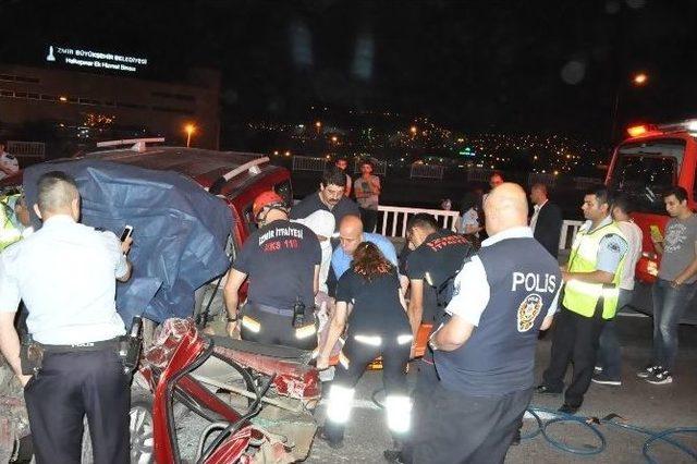 İzmir’de Trafik Kazası: 1 Ölü, 1 Yaralı