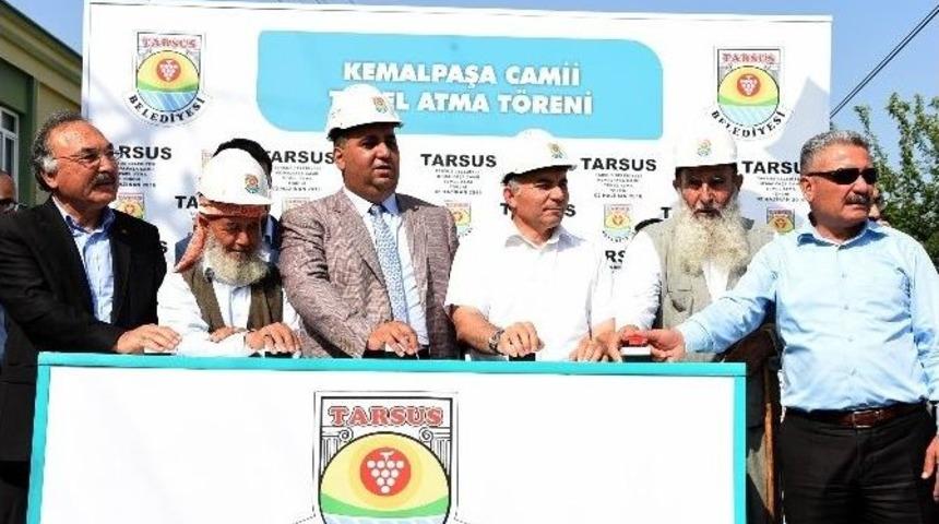 Tarsus&rsquo;ta Kemalpaşa Camisi&rsquo;nin Temeli Atıldı