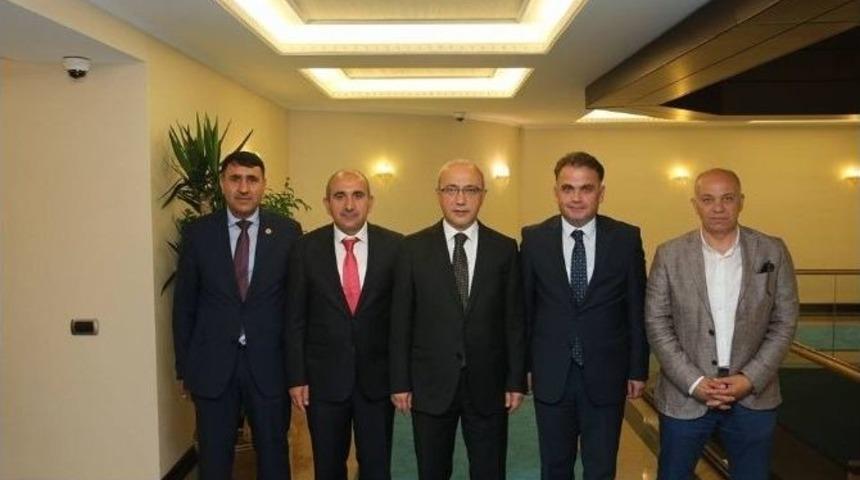 Kara, Kalkınma Bakanı Elvan&rsquo;ı Ziyaret Etti