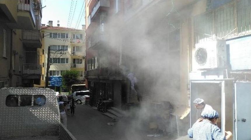 Baca Yangını Korkuttu