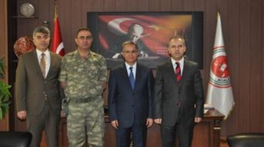 Vali Tapsız, Başsavcı İnal&rsquo;a Veda Ziyaretinde Bulundu