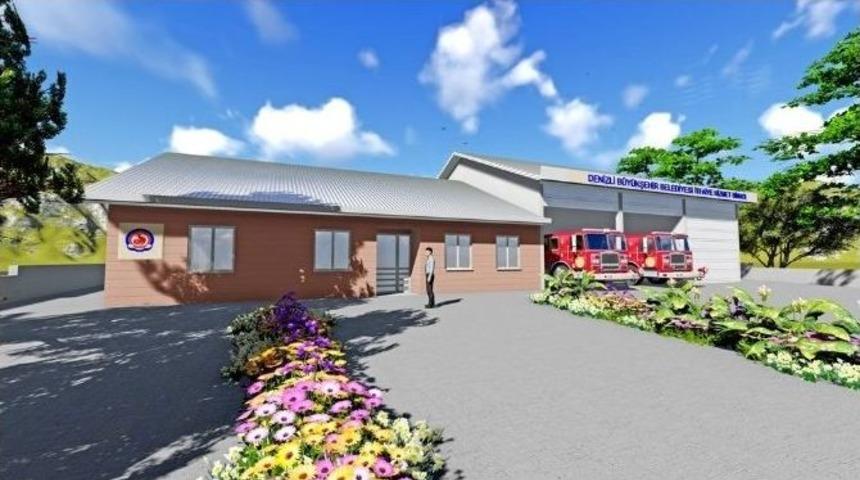 Denizli Büyükşehir’den 7 Noktaya İtfaiye Hizmet Binası