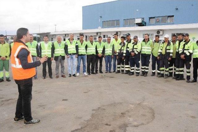 Belediye Personeline Yangın Tatbikatı 1