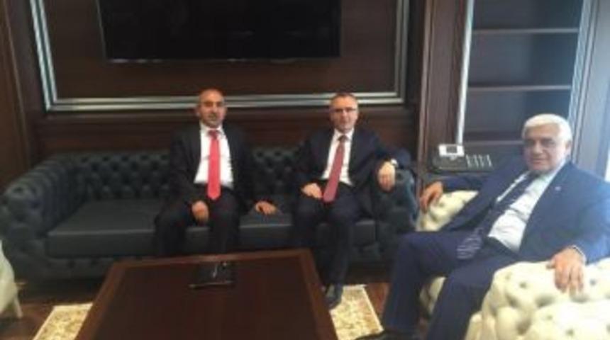 Kara, Maliye Bakanı Ağbal&rsquo;ı Ziyaret Etti