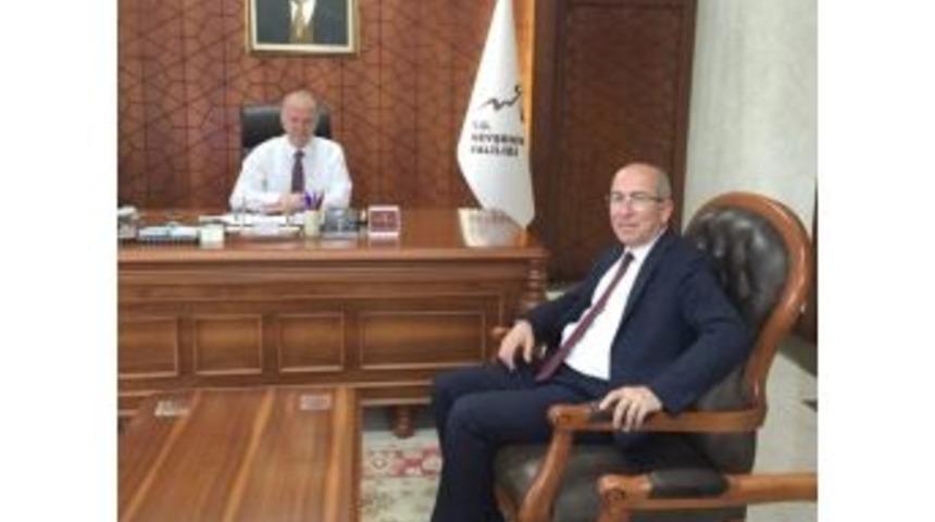 T&uuml;rk Eğitim Sen&rsquo;den Vali Ceylan&rsquo;a Ziyaret