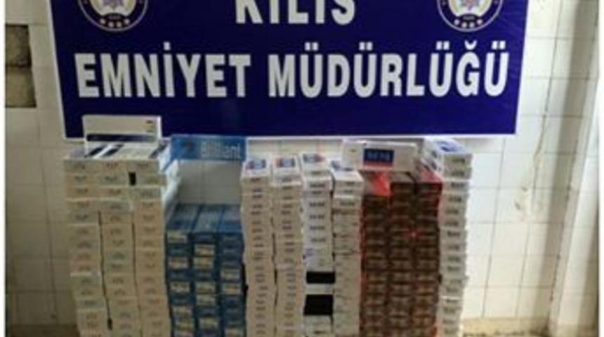 Kilis’te 5 Bin Paket Kaçak Sigara Ele Geçirildi