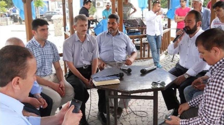 Vali Hamza Erkal Lapseki İl&ccedil;esinde Hayır Programına Katıldı