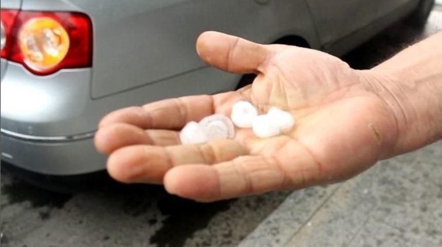 Sakarya&rsquo;da G&uuml;neşten Sonra Dolu Şoku