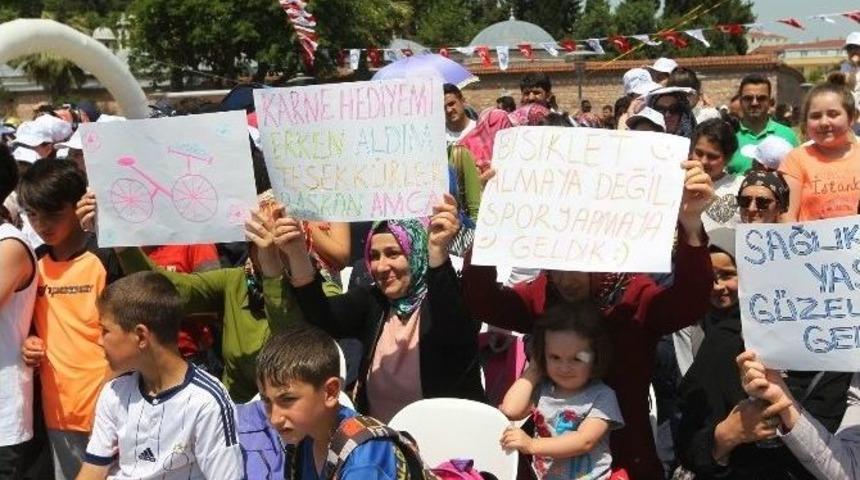 Gebzeli &Ccedil;ocuklardan Başkan K&ouml;şker&rsquo;e Teşekk&uuml;r