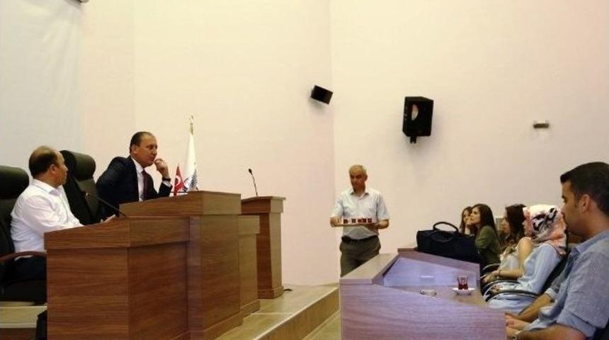 Stajyer &Ouml;ğretmenlerden Başkan Işık&rsquo;a Ziyaret
