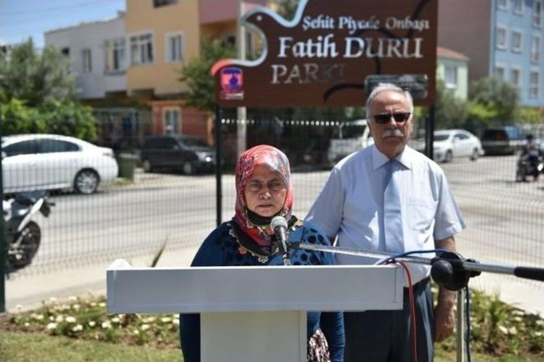 &Ccedil;anakkaleli Şehidin Adı Parkta Yaşayacak