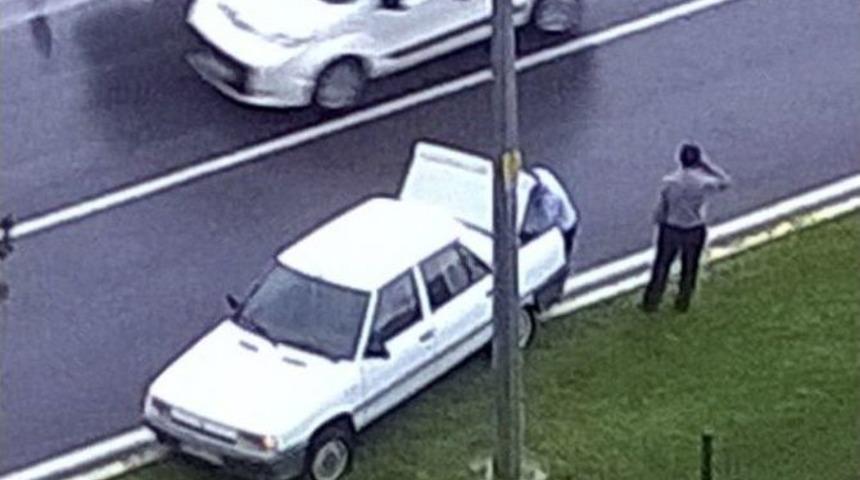 Yağmur Yağışı Kazaları Beraberinde Getirdi