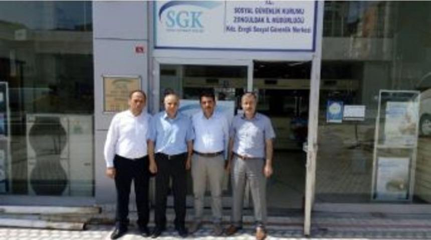 Ak Parti İlçe Başkanı Çakır’dan Sgk’ya Ziyaret