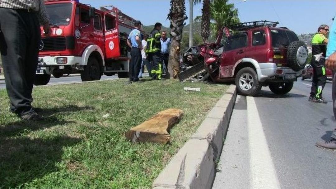 Sıkıştığı Ara&ccedil;tan G&uuml;&ccedil;l&uuml;kle &Ccedil;ıkarılabildi