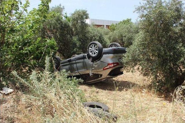 Aydın’da Trafik Kazası, Emekli Çift Kazayı Hafif Atlattı