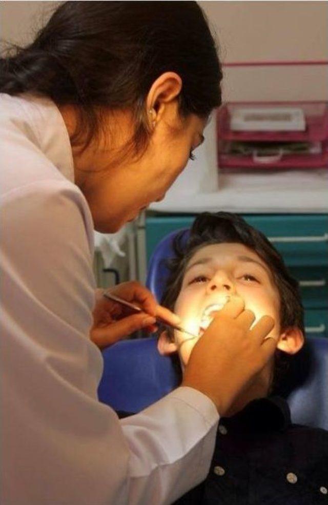 Hafız Çocuklar, Alsancak Adsm Diş Taramasından Geçirildiler