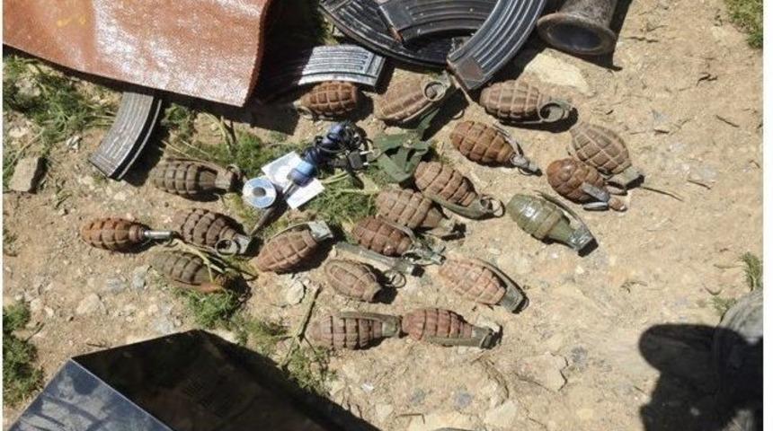 Ter&ouml;ristlerin İnlerinden Cephane &Ccedil;ıktı